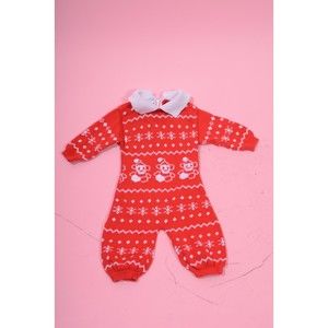 Baby Claire Knitted Christmas Winter Jumpsuit 18m